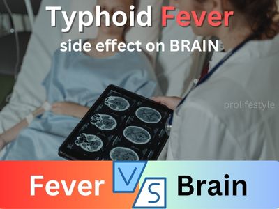 Effects of typhoid fever on brain