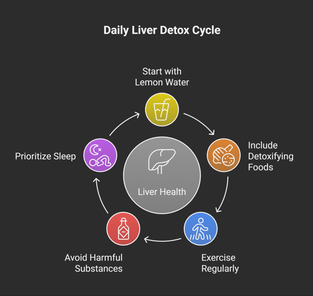 Signs of liver damage illustrated, Liver disease symptoms visual guide, Early warning signs of liver failure, Jaundice and other liver symptoms infographic, Fatigue and liver dysfunction symptoms, prolifestyle